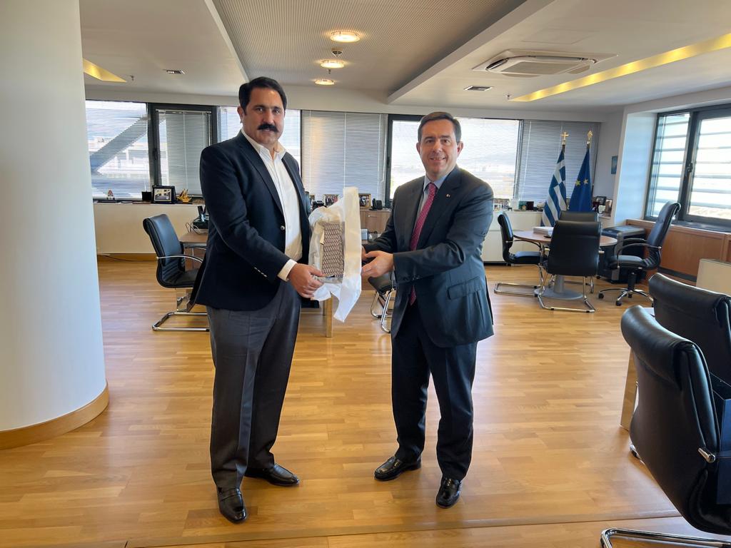 Federal Minister of Overseas Pakistanis & Human Resource Development (OP&HRD) met with Minister of Migration and Asylum of the Hellenic Republic